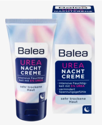 Balea Night Cream - 5% Urea - (6) six Tubes