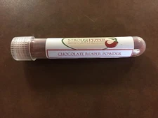 FRESH GROUND CHOCOLATE REAPER POWDER VIAL (8 GRAMS/ OVER 1/4 OZ) SCREW ON CAP.
