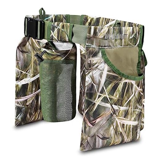 Dove Hunting Dove Belt: Adjustable Dove Belt Game Bag, Dove Green Reed Camo
