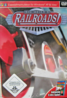 Sid Meier's Railroads! ~ Eisenbahnsimulation für Windows  XP & Vista  ~ DVD ROM
