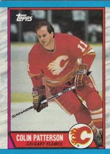 #71 Colin Patterson - Calgary Flames - 1989-90 Topps Hockey