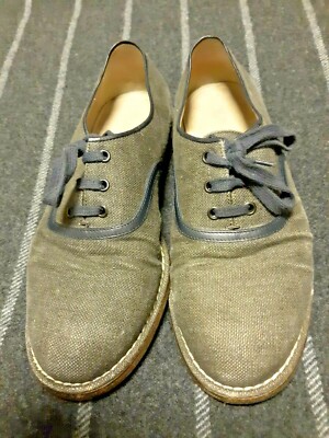 BOTTEGA VENETA 43 ITALY MENS DRESS CASUAL DARK GRAY