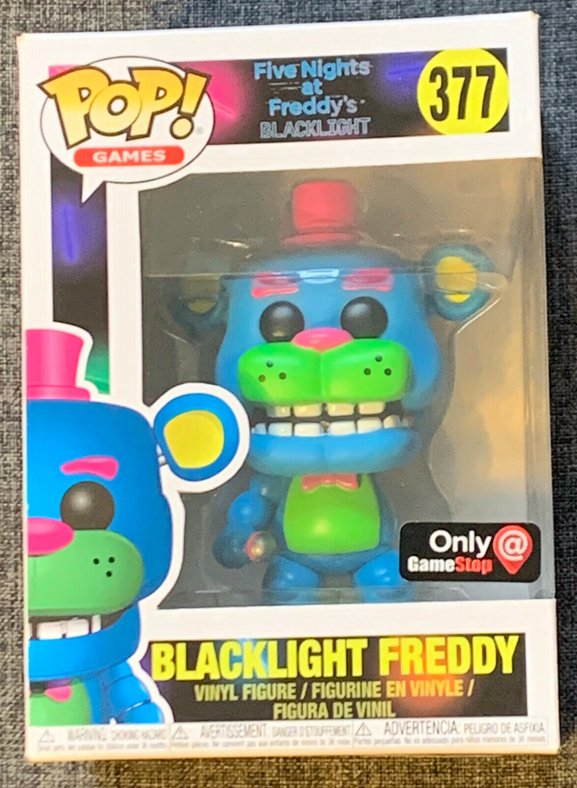 Blacklight Freddy (Five Nights at Freddy's) 377 - Gamestop Exclusive [