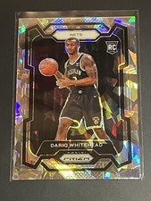 2023-24 Panini Prizm - Ice Prizm #175 Dariq Whitehead (RC)