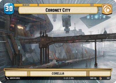 Coronet City // Shield (Hyperspace) (303 /590) Shadows of the Galaxy NM