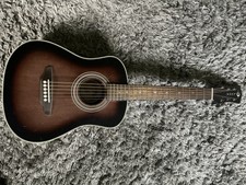 Acoustic Luna Guitar Safari Artist Vintage Series - Small Sized Body