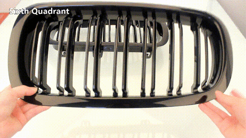 Fit For BMW F15 F16 X5 X6 Black Front Hood Bumper Kidney Grille Grill 2013-2018 - Bild 5 von 16