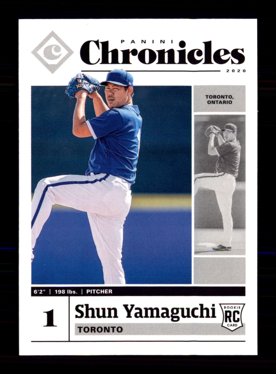 2020 Panini Chronicles #45 Shun Yamaguchi Toronto Blue Jays