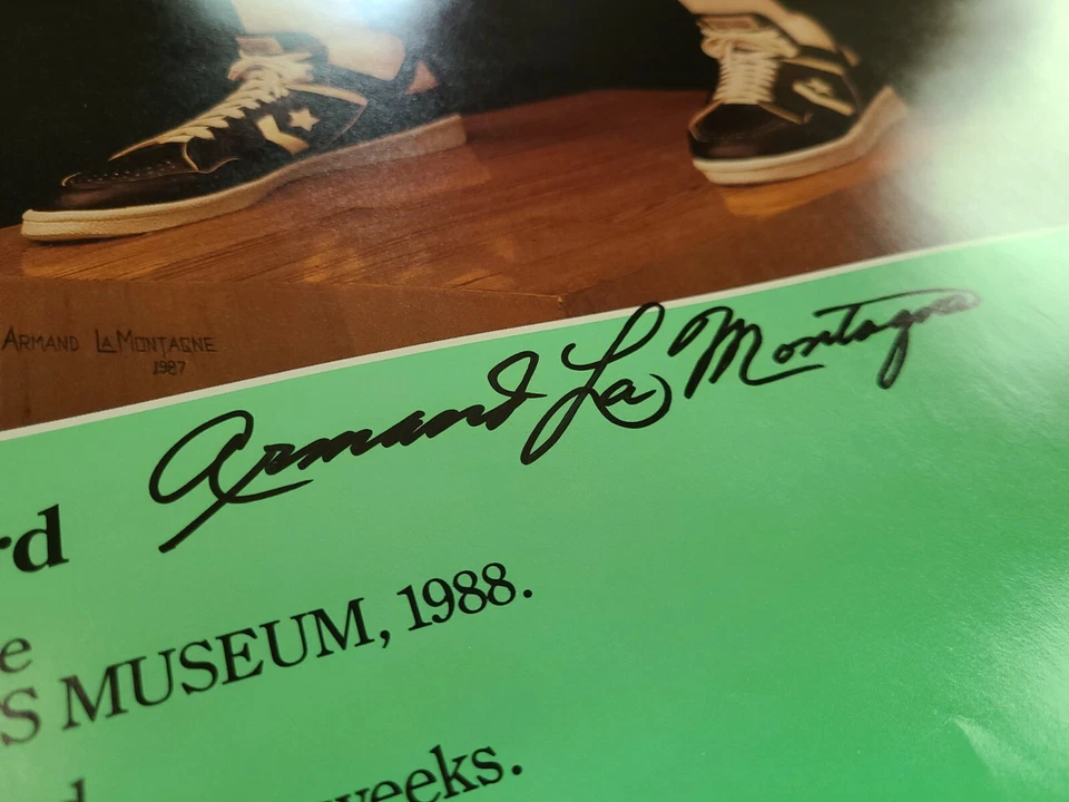 LITOGRAFÍA DE COLECCIÓN LARRY BIRD 20X28 FIRMADA POR EL ARTISTA ARMAND LA MONTAGNE Boston #3 Foto 2 de 4