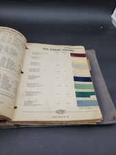 1951 Dupont Duco Dodge Colors Paint Chip Swatch Sheet Bulletin No 18 1-3 1951 Dupont Duco Dodge Colors Paint Chip Swatch Sheet Bulletin No 18 1-3