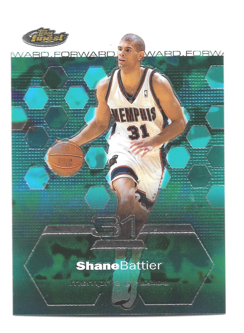 2002-03 Topps Finest Basketball Shane Battier Grizzlies #45 NRMT