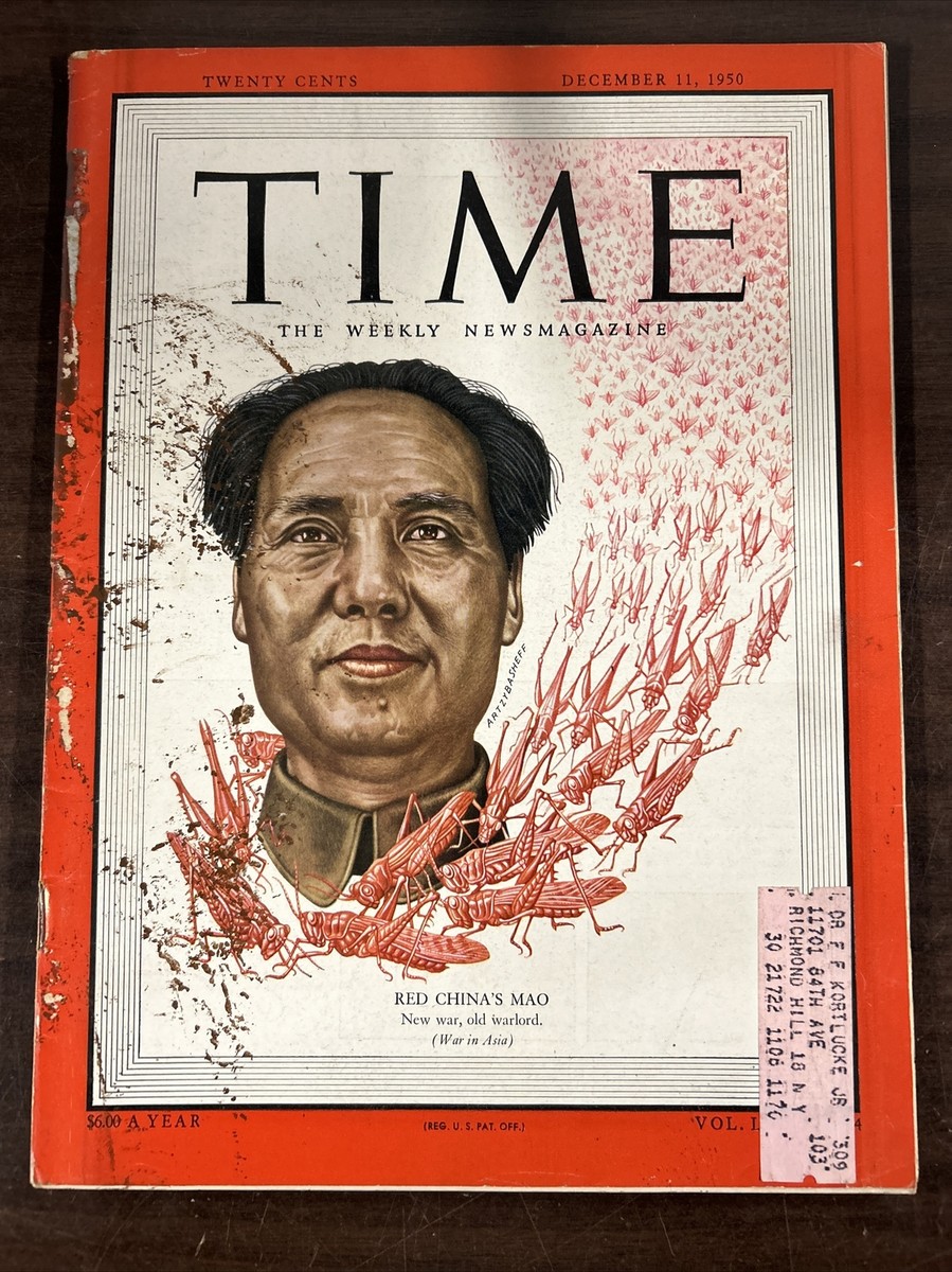 Time Magazine - Dec 11, 1950 - Red China's Mao (Grasshopper Cover