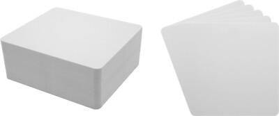 (100) CD Disc Jewel Case Bin Divider Cards - 5-5/8''x6'' - White HEAVY DUTY 30mil