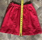 Worsted Wool Skirt Youth Girls size 12 Red (Velma type Skirt for  a costume!) — photo 3