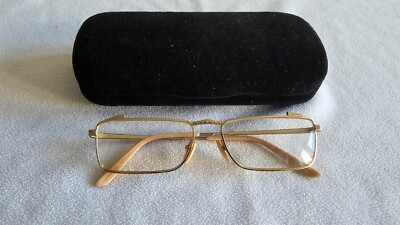 Gucci Brillengestell Gold. GG 0363S. Mit Koffer.