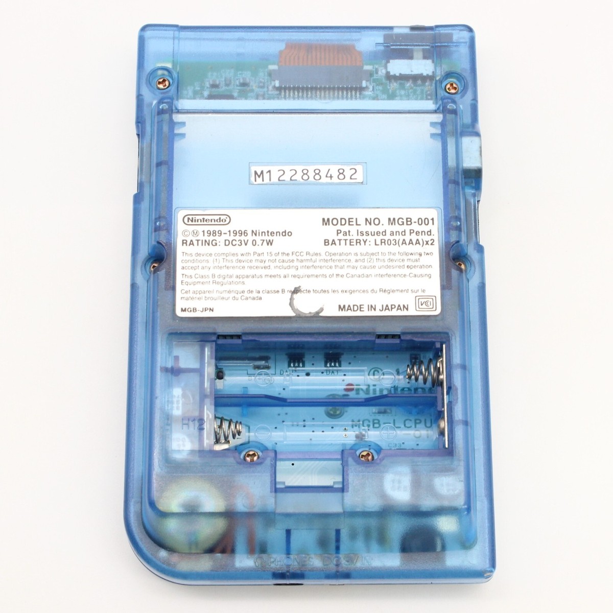 Nintendo Gameboy Pocket Console ANA Clear Blue Limited GBP Nintendo Gameboy Pocket Console ANA Clear Blue Limited GBP