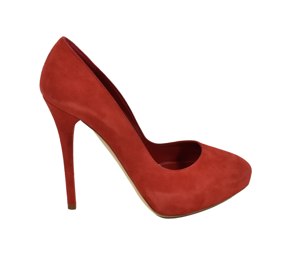 Ralph Lauren фиолетовый ярлык помидор Benita замшевые туфли-лодочки каблуки новый $595 - Изображение 2 из 3