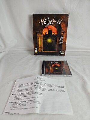 Hexen: Beyond Heretic (PC Big Box Game) ID Games - Box and Game Only, No Manual