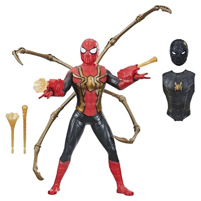 Marvel Spider-Man 13'' 3-in-1 Figure Web Gear Spider Legs Web Blasters  15 Access