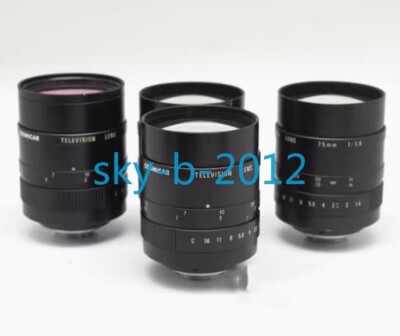 1 PCS COSMICAR 75/1.4 4/3 system interface manual lens tested