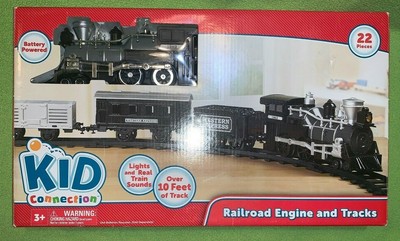 railroad engine and tracks kid connection