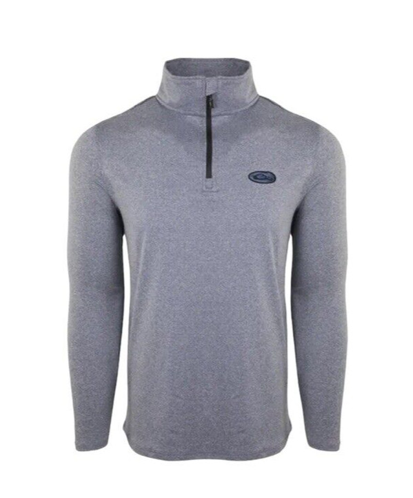 Пуловер на молнии Drake Waterfowl Microlite Performance - синий, Новый Маленький размер