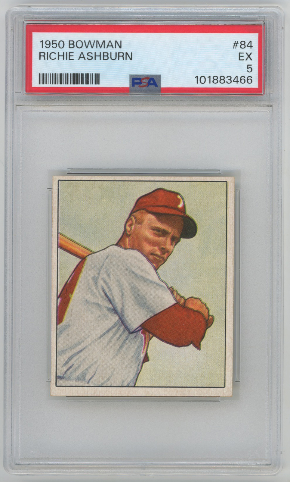1950 Bowman 84 Richie Ashburn PSA 5 707408