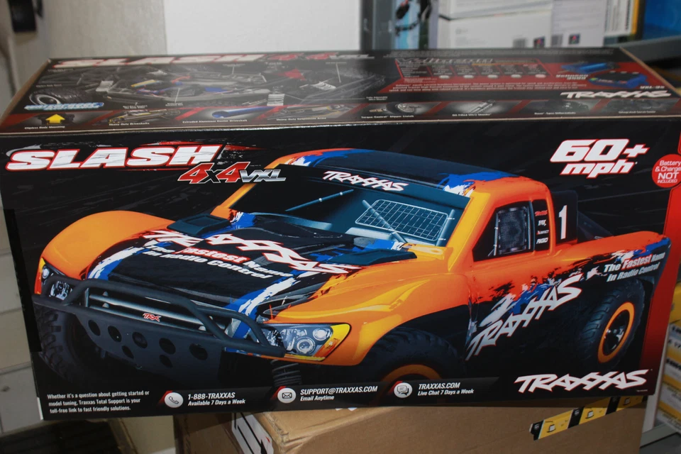 Traxxas TRX 68286-4 ORANGE Slash 4x4 VXL Clipless 1:10 Short-Course NEU OVP RC - Bild 3 von 4