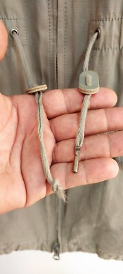 ACNE Studios POWDER Paw 13 Down Parka Hooded Zip Puffer Coat