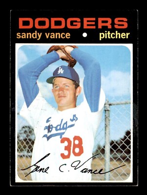 1971 Topps Baseball #34 Sandy Vance EX/MT *d10