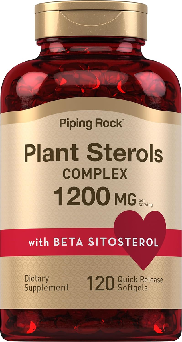 glutathione piping rock Piping Rock Plant Sterols Supplement | 1200 mg | 120 Softgels | with Beta Sitost