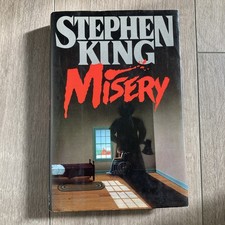 Stephen King Misery 1987 HCDJ 1st printing $18.95 DJ Hardcover Very Good