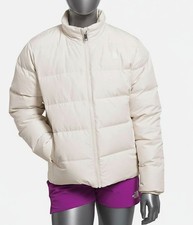 The North Face Kids Girl's Ivory Pink Reversible Puffer Jacket Size L