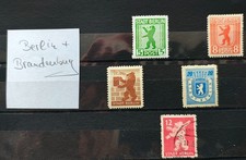 Lot SBZ Berlin-Brandenburg , B (?), postfrisch und gestempelt