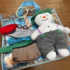 Eden The Snowman Plush Raymond Briggs Vintage 25cm Japan Rare Dress Up Doll