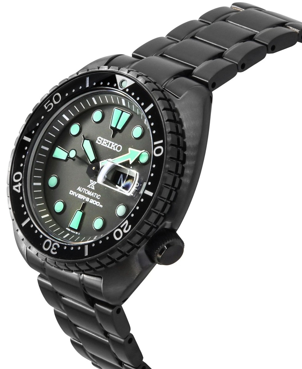 Seiko SRPK43 Prospex King Turtle Automatic Watch 200m Black Dial