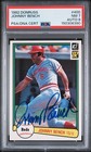 1982 Donruss JOHNNY BENCH Signed PSA 7 AUTO 8 #400 REDS HOF DUAL GRADE PSA/DNA