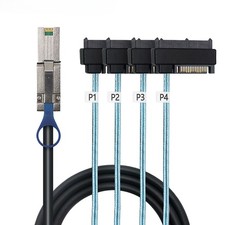 MINI SAS HD SFF-8088 26P to 4 SAS 8482 2-in-1 conversion cables