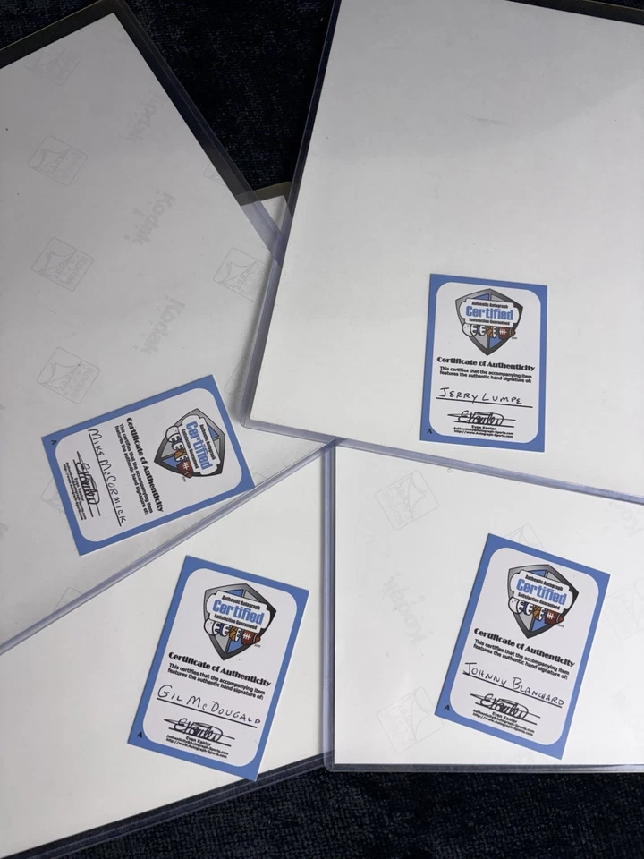 Lote de fotos firmadas de béisbol de los Yankees de Nueva York todos los autógrafos certificados Foto 2 de 2