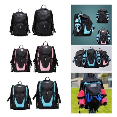 Professioneller Rucksack für Inlineskates, Eislaufschuhe Und Rollschuhe