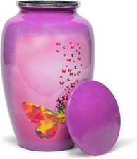 Large Urn for Ashes, Adult Male Female Cremation Urn for Human Ashes with Eleg