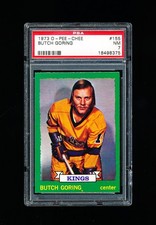 1973 OPC HOCKEY 155 BUTCH GORING PSA 7 NEAR MINT KINGS