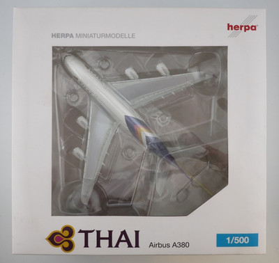 Herpa Thai Airways Airbus A380 Model - 1:500 - 502306 | eBay