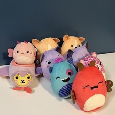 Squishmallows Lot Of 8 MicroMallows Mini Plush Lot Prize Box Basket Fillers