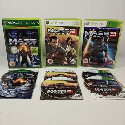 Mass Effect 1, 2 & 3 Spiele Bundle - Xbox 360 - komplett inkl. Anleitungen