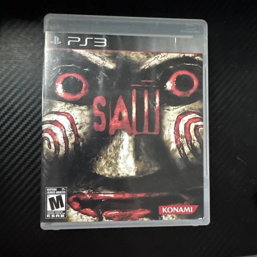 PS3 Saw Konami Horror Game no Manuel CIB Mint Disc Tested Rare Out of Print