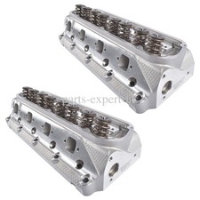 2 Cast Aluminum Cylinder Head Assembled For Ford 289 302 351 Windsor 190cc 62cc 2 Cast Aluminum Cylinder Head Assembled For Ford 289 302 351 Windsor 190cc 62cc
