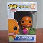 Funko Pop Pokemon Charmander #455 Flocked, 2020 Spring Convention Limited Ed