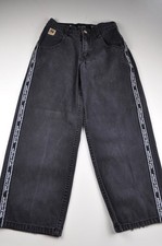 Vintage Levi  s Silver Tab Boys size 10-12 Black Denim Made in Hong Kong