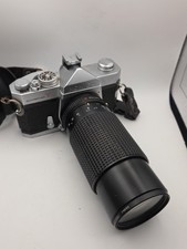 Untested Konica Autoreflex T 35mm SLR Film Camera   Classic Vintage Film Camera